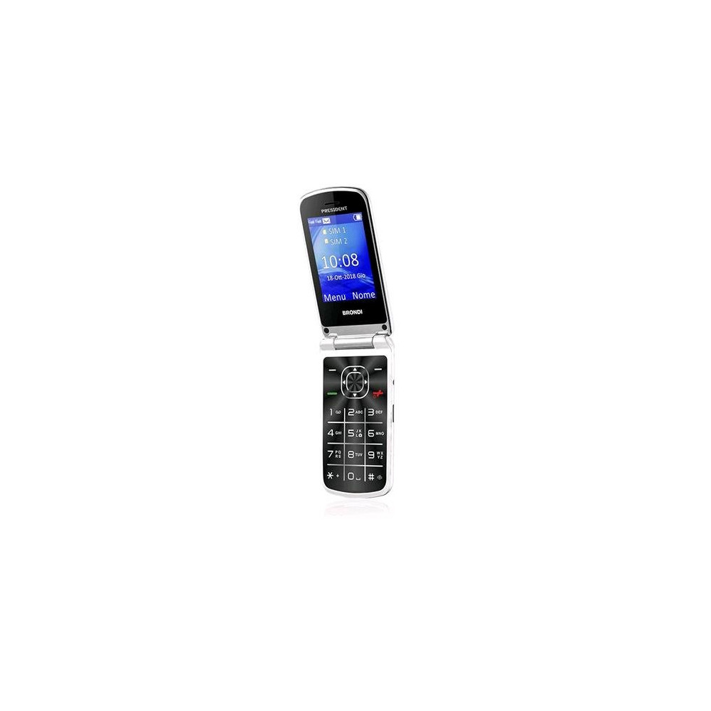 BRONDI PRESIDENT DUAL SIM 3" CLAMSHELL 32GB ITALIA WHITE
