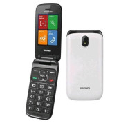 BRONDI STRIKE 4G DUAL SIM 2.8" CLAMSHELL FLIP ATTIVO 3 TASTI CHIAMATA RAPIDA 4G LTE LIGHT GREY