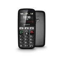 EMPORIA HAPPY V3 1.81" TELEFONO SENIOR 2G TASTO SOS BASETTA DI RICARICA NERO