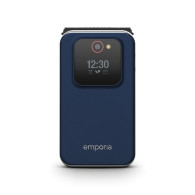 EMPORIA JOY V228 V3 SENIOR PHONE 2.8" CLAMSHELL 2G FOTOCAMERA BLUETOOTH RADIO FM ITALIA BLUEBERRY