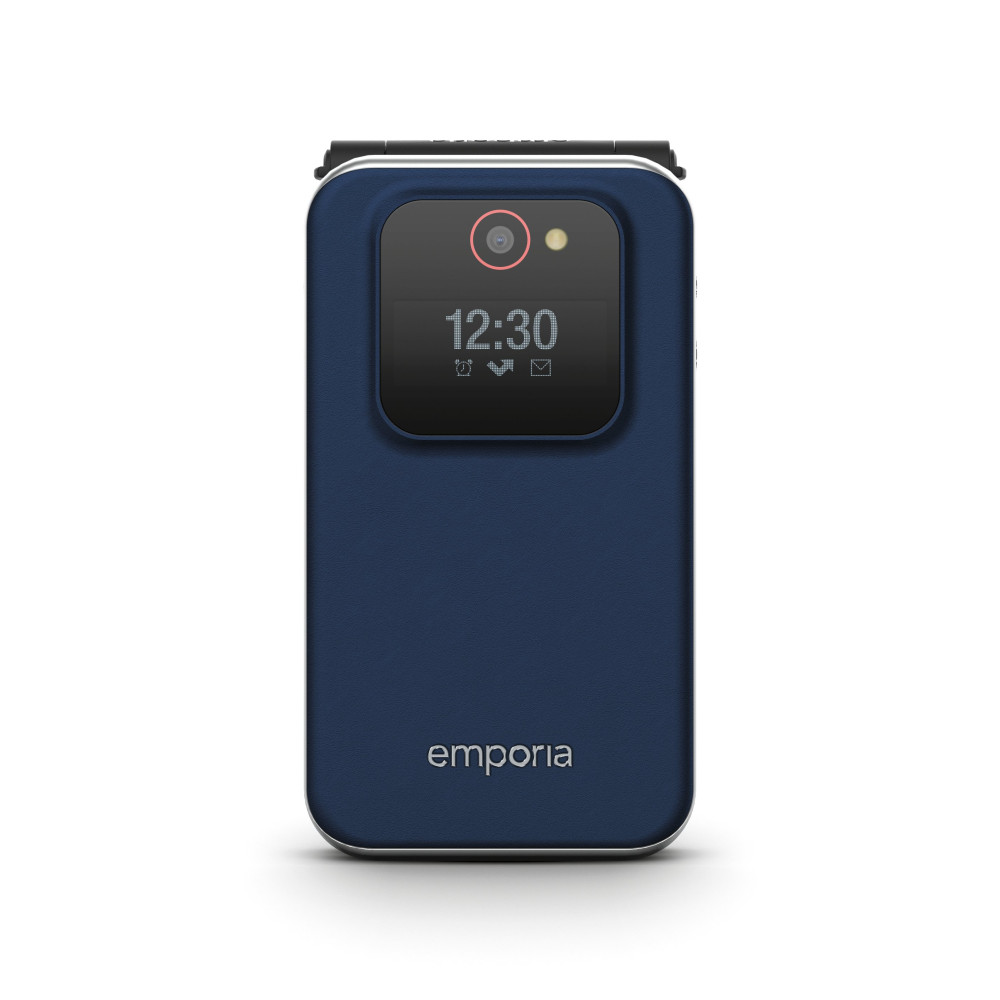 EMPORIA JOY V228 V3 SENIOR PHONE 2.8" CLAMSHELL 2G FOTOCAMERA BLUETOOTH RADIO FM ITALIA BLUEBERRY