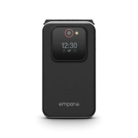 EMPORIA JOY V228 V3 SENIOR PHONE 2G 2.8" CLAMSHELL USB-C FOTOCAMERA ITALIA BLACK