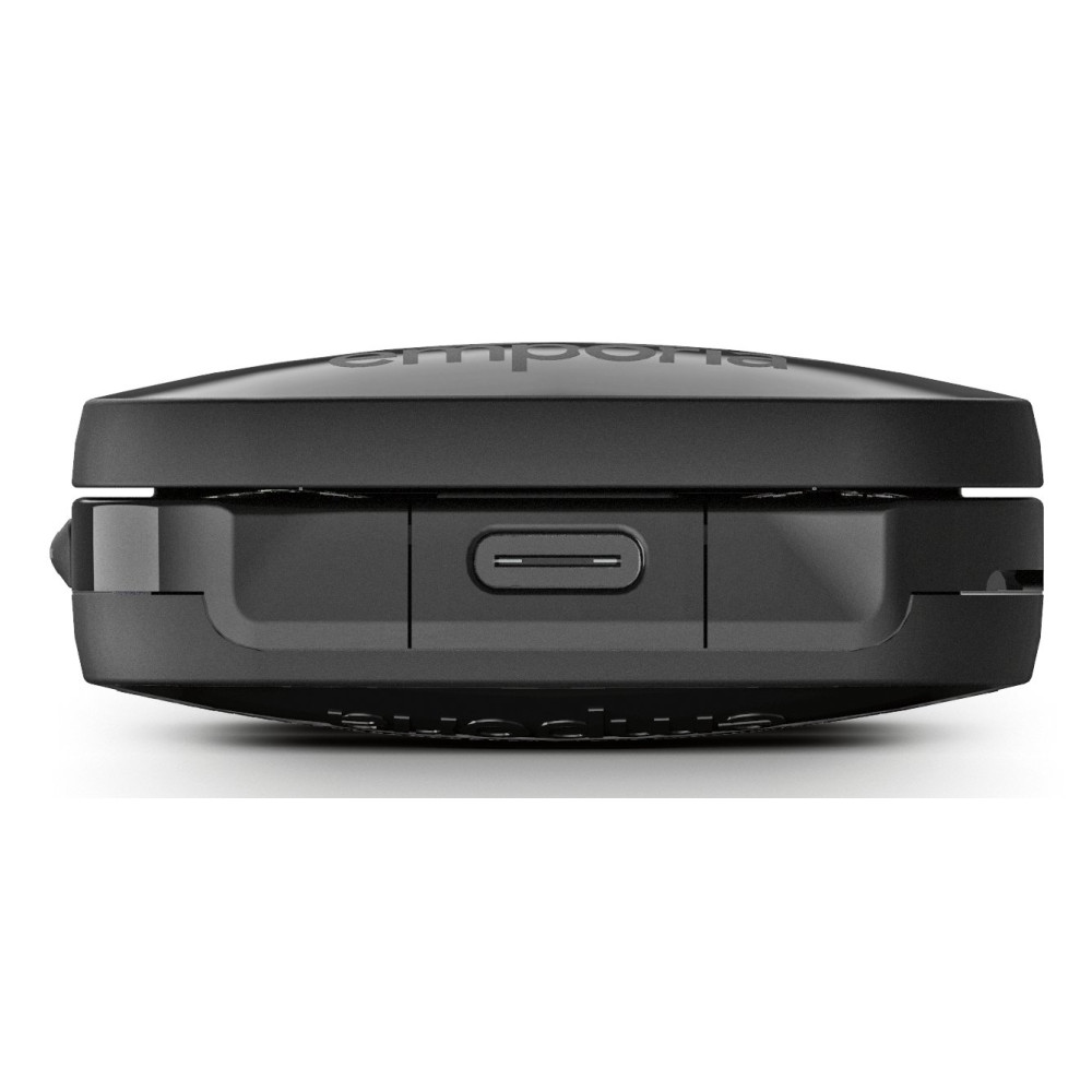 EMPORIA TALKGLAM 2.4" CLAMSHELL EASY PHONE COMPATIBILE CON APPARECCHI ACUSTICI M4/T4 3 TASTI SELEZIONE RAPIDA ITALIA BLACK