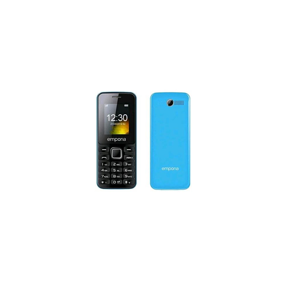 EMPORIA TELME MD212 SENIOR PHONE DUAL SIM 2G 1.77" TASTI GRANDI SOS FOTOCAMERA NERO BLU