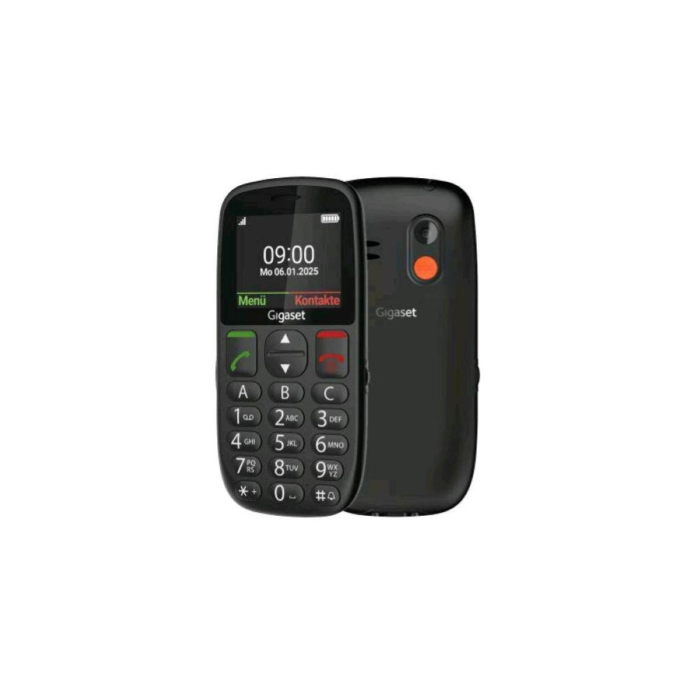 GIGASET GL395 2.2" SENIOR PHONE 2G TASTO SOS ITALIA NERO