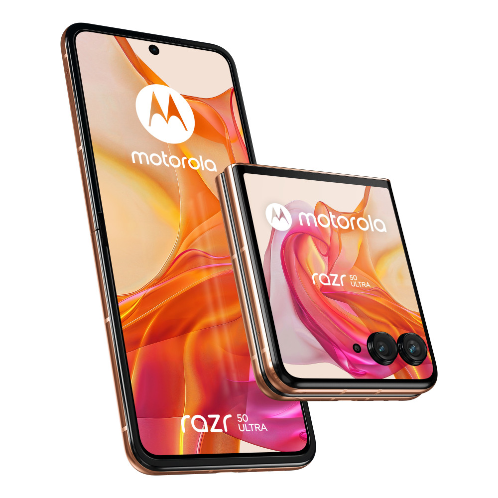 MOTOROLA RAZR 50 ULTRA 5G DUAL SIM 6.9" OCTA CORE 512GB RAM 12GB 5G ITALIA PEACH FUZZ