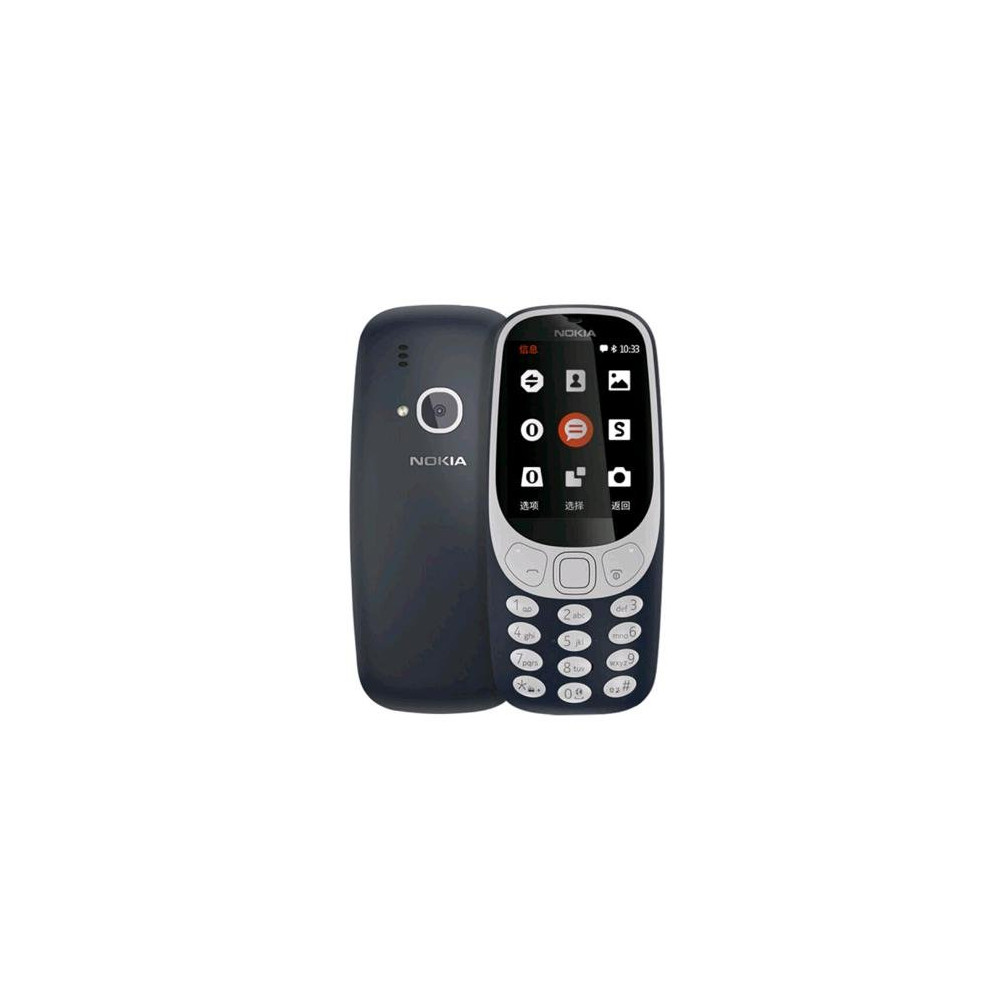 NOKIA 3310 DUAL SIM 2.4" MOBILE PHONE 2G CAMERA LED EUROPA DARK BLU