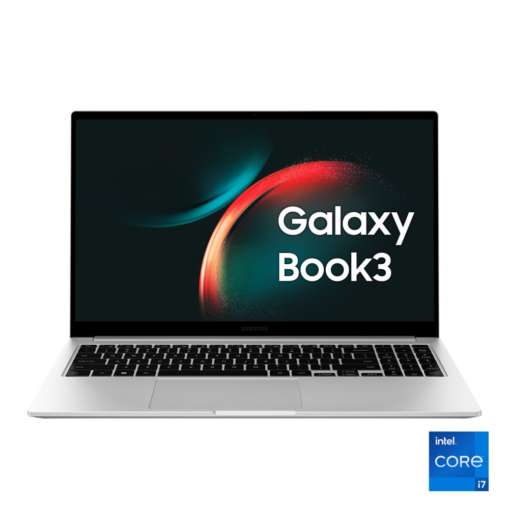 SAMSUNG GALAXY BOOK3 15.6" i7-1355U 1.8GHz RAM 16GB-SSD 512GB M.2-IRIS Ve GRAPHICS-WI-FI 6-WIN 11 PROF SILVER (NP754XFG-KB2IT)