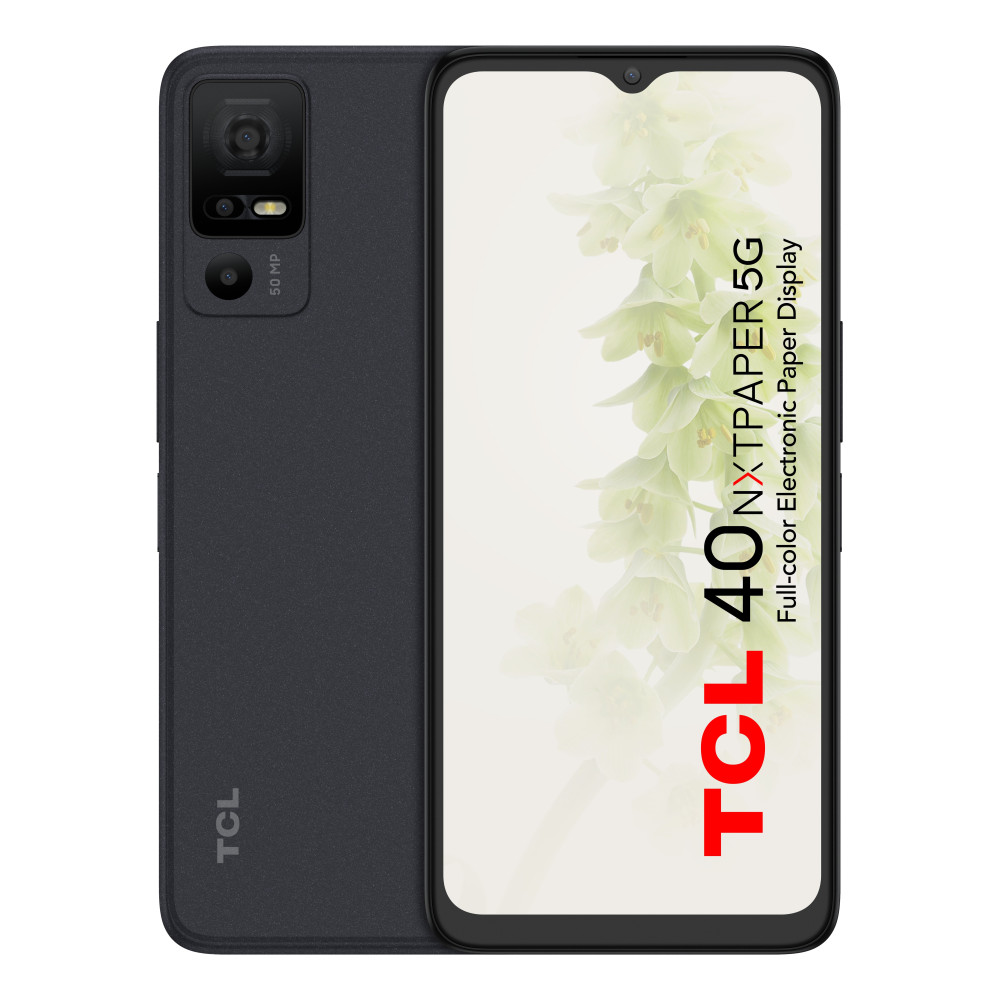 TCL 40 NXTPAPER 5G DUAL SIM 6.78" OCTA CORE 256GB RAM 6GB 5G ITALIA STARLIGHT BLACK