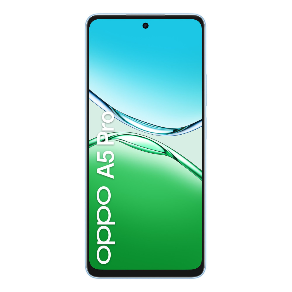 OPPO A5 PRO DUAL SIM 6.67" OCTA CORE 256GB RAM 8GB 4G LTE FOTO AI 50 MP ITALIA FEATHER BLUE