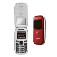 BRONDI WINDOW+ DUAL SIM 1.77" FLIP ATTIVO FOTOCAMERA 1.3 MP CON LED FLASH RED