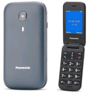 PANASONIC KX-TU400EXG 2.4" EASY PHONE CLAMSHELL TASTO SOS FOTOCAMERA BLUETOOTH ITALIA GREY
