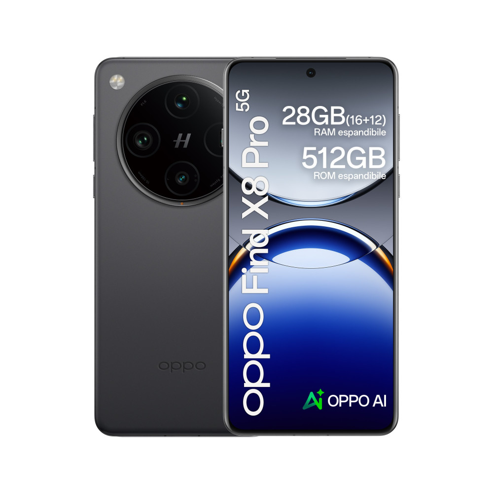 OPPO FIND X8 PRO 5G DUAL SIM 6.78" OCTA CORE 512GB RAM 16GB 5G ITALIA SPACE BLACK