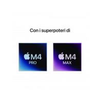 MacBook Pro 14" - Argento - Display standard - Chip Apple M4 Max con CPU 14-core, GPU 32-core, Neural Engine 16-core - RAM 36GB 
