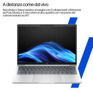 HP ELITEBOOK 8 G1i AI 16" WUXGA INTEL CORE ULTRA 7 255U RAM 16GB-SSD 512GB NVMe-INTEL GRAPHICS-WI-FI 6E-WIN 11 PROF ARGENTO (AD2