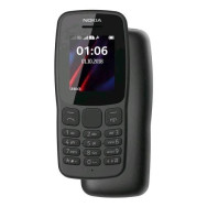 NOKIA 106 DUAL SIM 1.8" A COLORI BAR PHONE TASTIERA RADIO FM TORCIA JACK 3.2mm PORTA MICRO-USB NERO