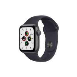 Apple Watch SE GPS, 40mm Space Grey Aluminium Case with Midnight Sport Band - Regular - MKQ13TY/A