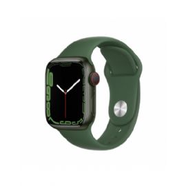Apple Watch Series 7 GPS + Cellular, 41mm Verde alluminio Case con Trifoglio Cinturino - Regular - MKHT3TY/A