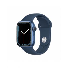 Apple Watch Series 7 GPS, 41mm Blu alluminio Case con Blu Abisso Cinturino - Regular - MKN13TY/A