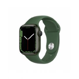 Apple Watch Series 7 GPS, 41mm Verde alluminio Case con Trifoglio Cinturino - Regular - MKN03TY/A