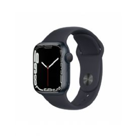 Apple Watch Series 7 GPS, 41mm Mezzanotte alluminio Case con Mezzanotte Cinturino - Regular - MKMX3TY/A