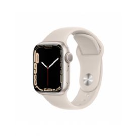 Apple Watch Series 7 GPS, 41mm Galassia alluminio Case con Galassia Cinturino - Regular - MKMY3TY/A