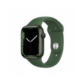 Apple Watch Series 7 GPS, 45mm Verde alluminio Case con Trifoglio Cinturino - Regular - MKN73TY/A