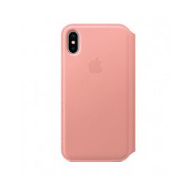 iPhone X Leather Folio - Soft Pink - MRGF2ZM/A
