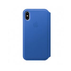 iPhone X Leather Folio - Electric Blue - MRGE2ZM/A