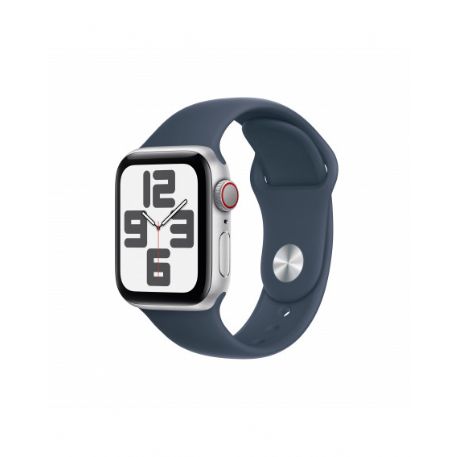 Apple Watch SE GPS + Cellular 40mm  Cassa in alluminio argento - Blu inverno sport - M/L - MRGM3QL/A