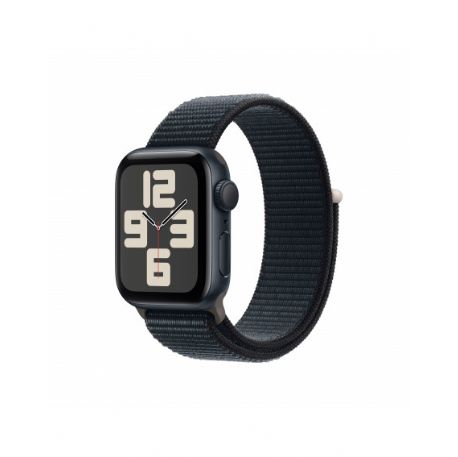 Apple Watch SE GPS 40mm Cassa in alluminio mezzanotte - Mezzanotte sport loop - MRE03QL/A