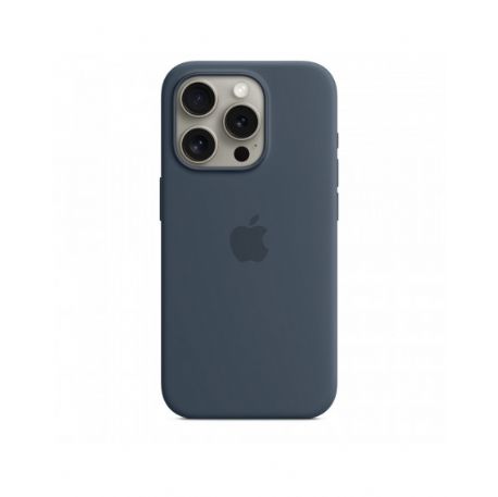 iPhone 15 Pro Custodia MagSafe in silicone - Blu tempesta - MT1D3ZM/A