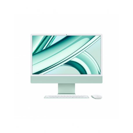 iMac verde - RAM 8GB di memoria unificata - HD SSD 256GB - Gigabit Ethernet - Magic Mouse - Magic Keyboard - Italiano - Z196|MQRA3T/A|11211