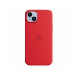 iPhone 14 Plus Custodia MagSafe in silicone - (PRODUCT)RED - MPT63ZM/A