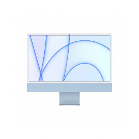 iMac 24'' Retina 4.5K: CPU Apple M1 chip 8-core / GPU 8-core / Ram 8GB / HD 256GB / Ethernet / Touch ID - Blu - MGPK3T/A