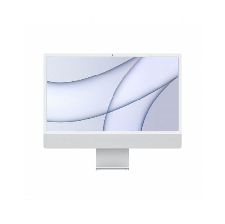 iMac 24'' Retina 4.5K: CPU Apple M1 chip 8-core / GPU 8-core / Ram 8GB / HD 256GB / Ethernet / Touch ID - Argento - MGPC3T/A