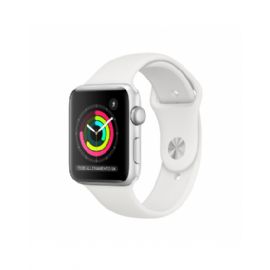 Apple Watch Series 3 GPS, 42mm Silver Aluminium Case with White Sport Band - MTF22QL/A